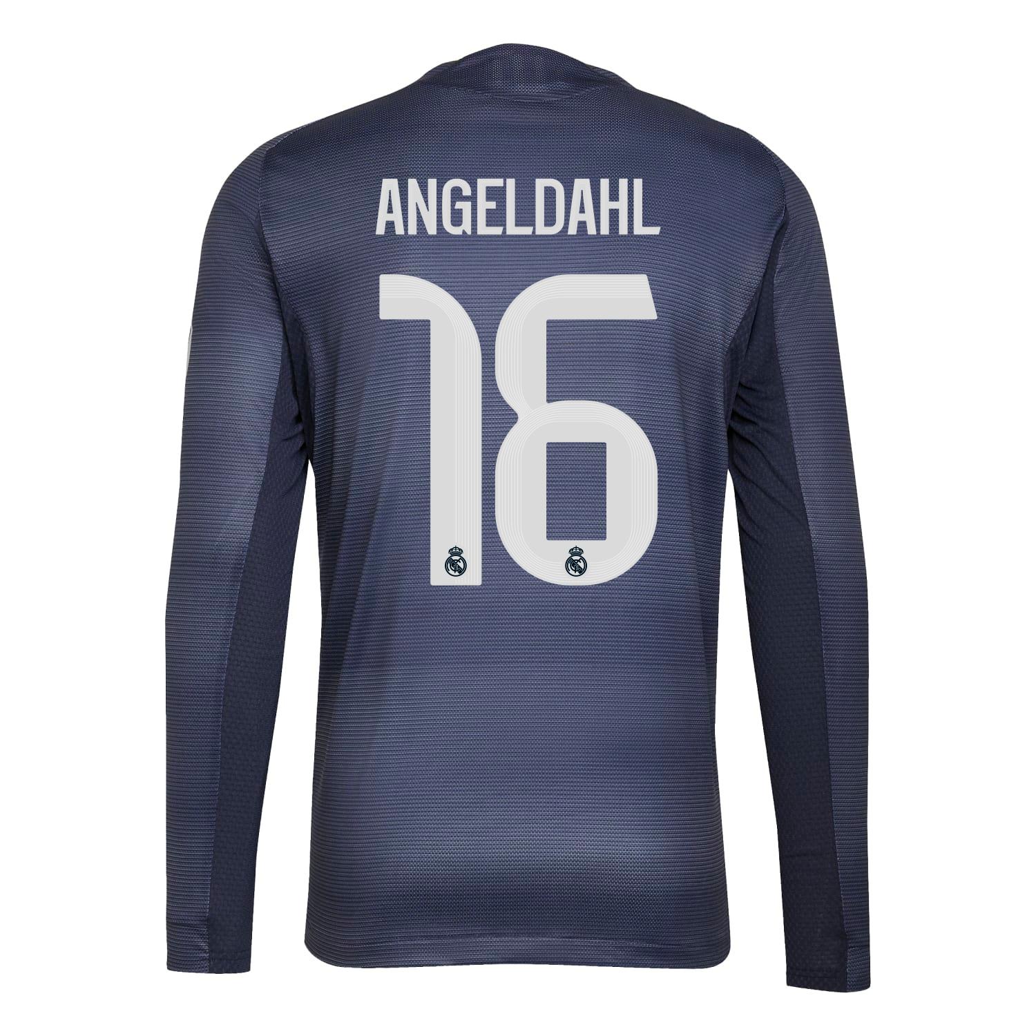 Mens Away Long Sleeve Authentic Shirt 25/26 Navy