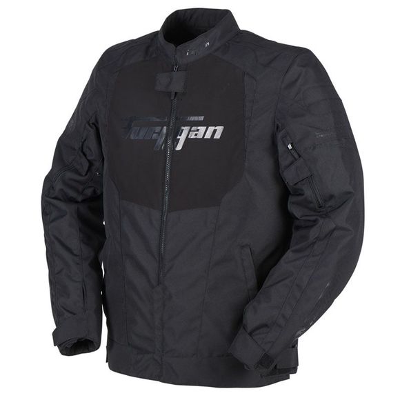Furygan Norman - Black - Black Motorcycle JacketRef: FU1065