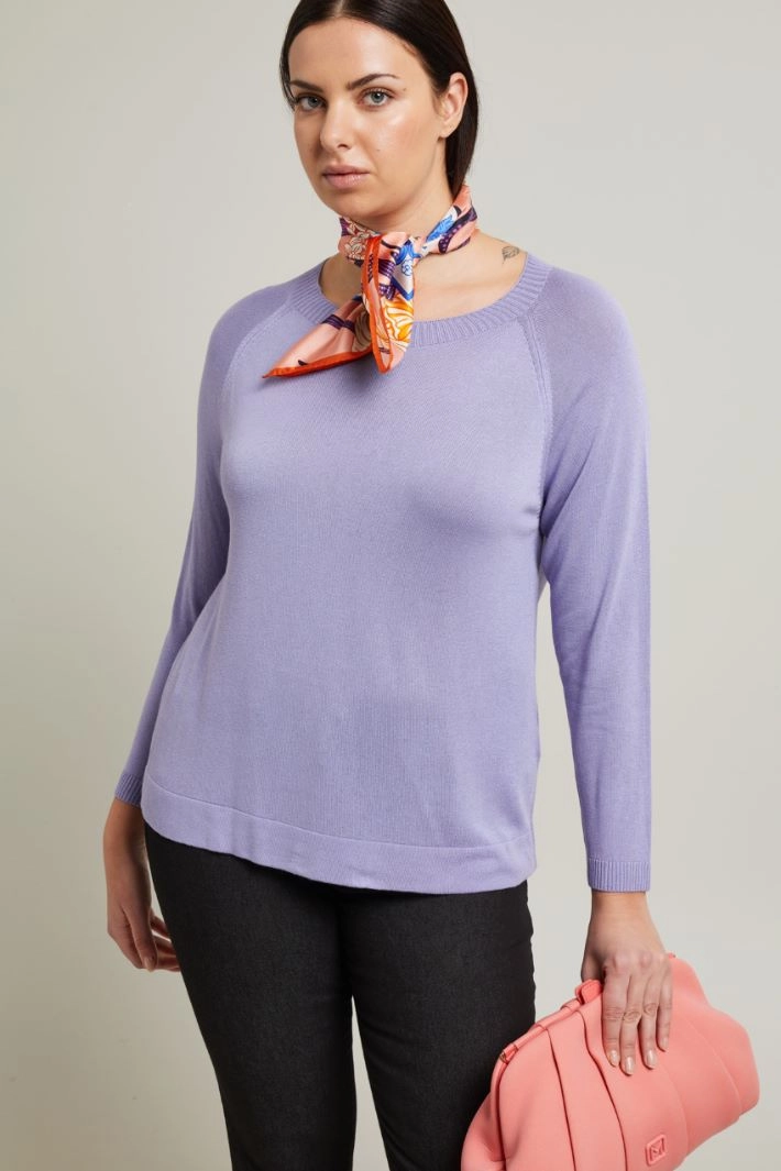 Silk foulard - PINK VIOLET