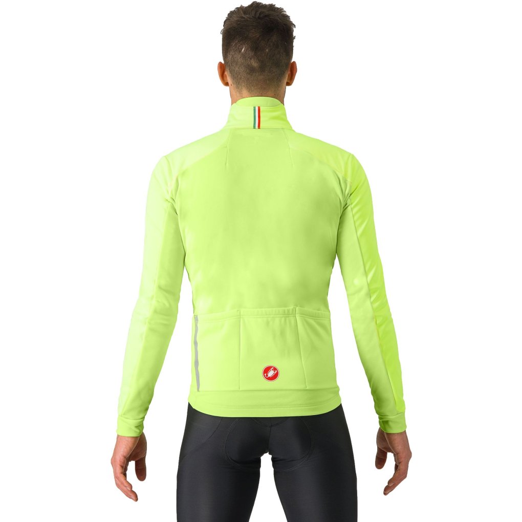 Castelli Entrata Jacket Men - yellow fluo 032