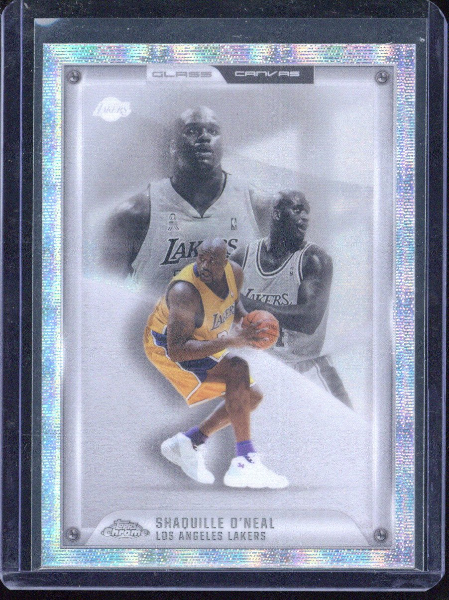 2025-26 Topps Chrome Shaquille O'Neal Glass Canvas #GC-11