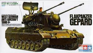 Tamiya 1/35 West German Flakpanzer Gepard Plastic Model Kit TAM35099