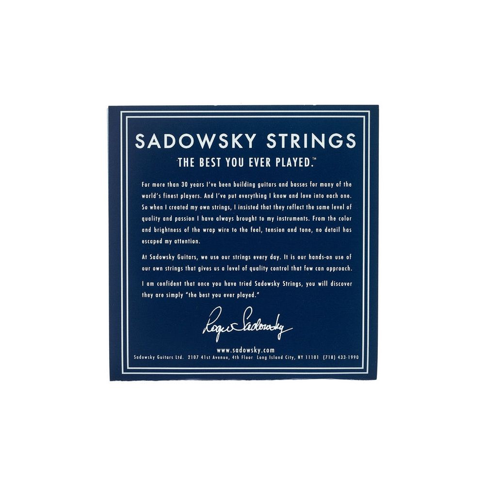 Sadowsky Blue Label Steel FLW 011