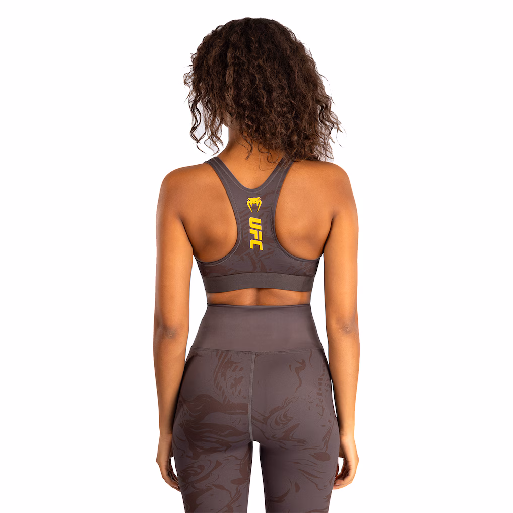 Women's UFC Fusion by Venum Brown Fight Week Sports Bra
