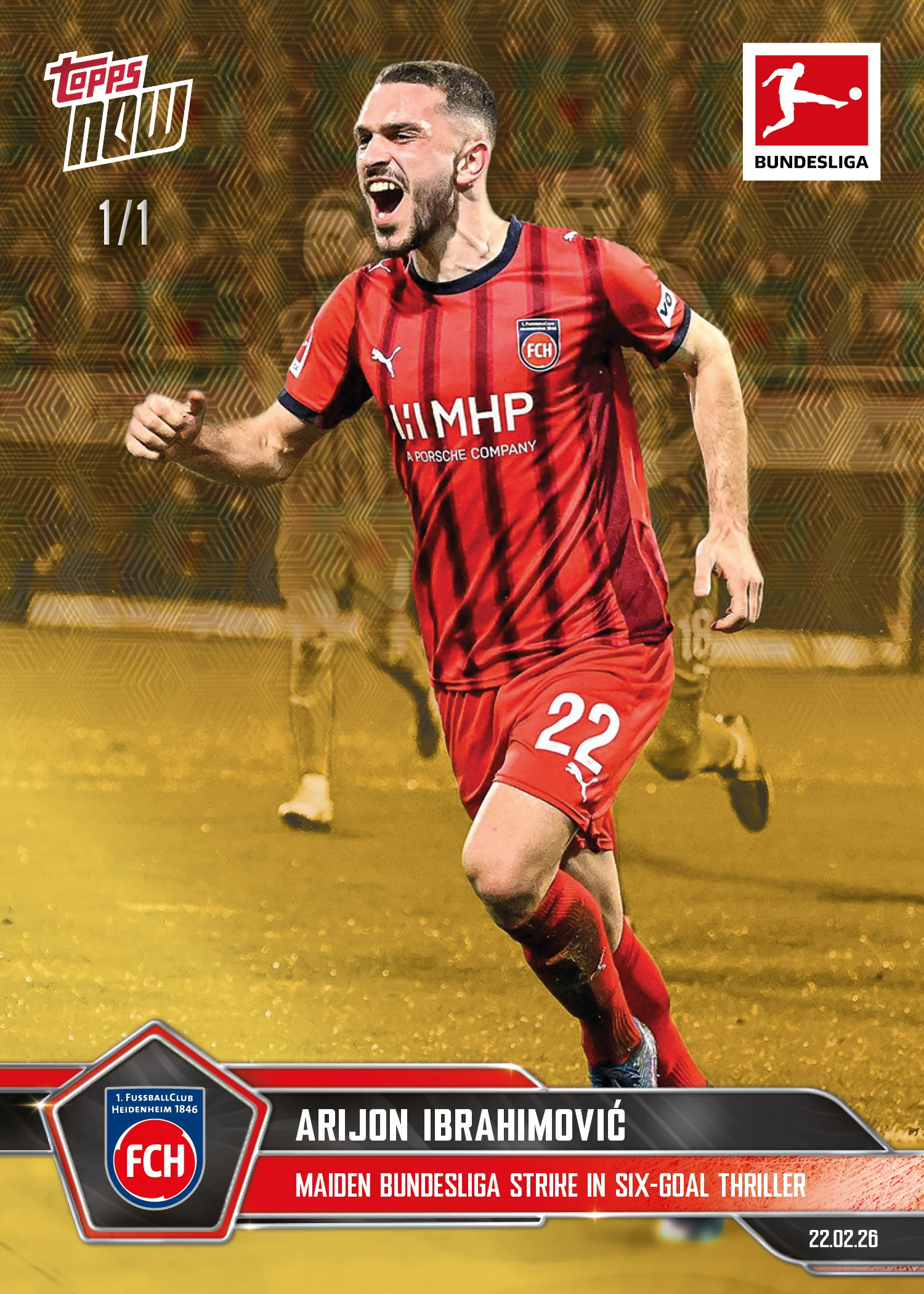 Arijon Ibrahimović- 2025-26 Bundesliga Topps NOW® - Card 132