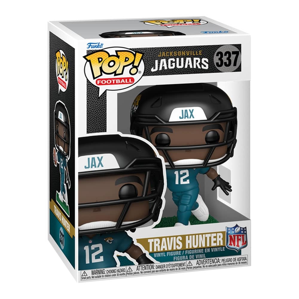 Funko POP! #337 Travis Hunter Jacksonville Jaguars Vinyl NFL Figure