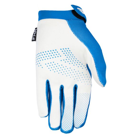FXR Reflex Kids cross Gloves - White / BlueRef: FXR1613