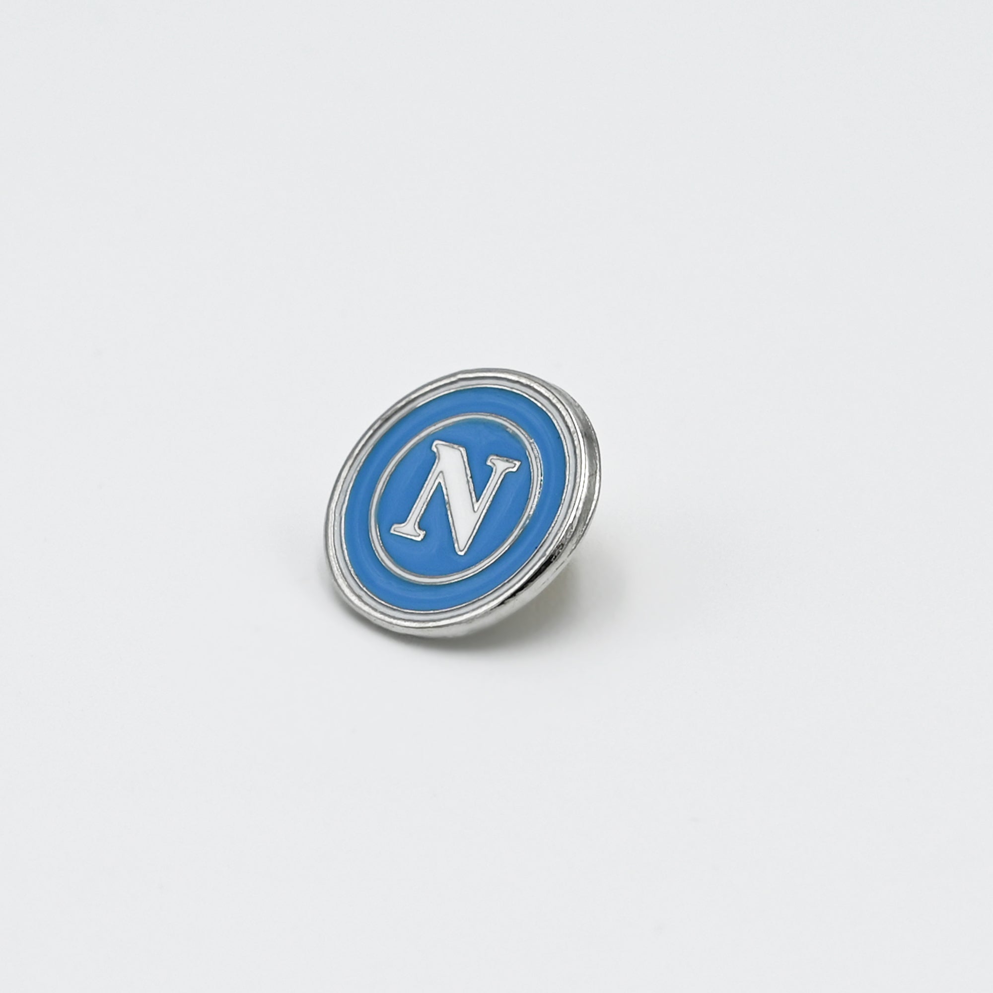 SSC Napoli Sky Blue Pin with White Logo