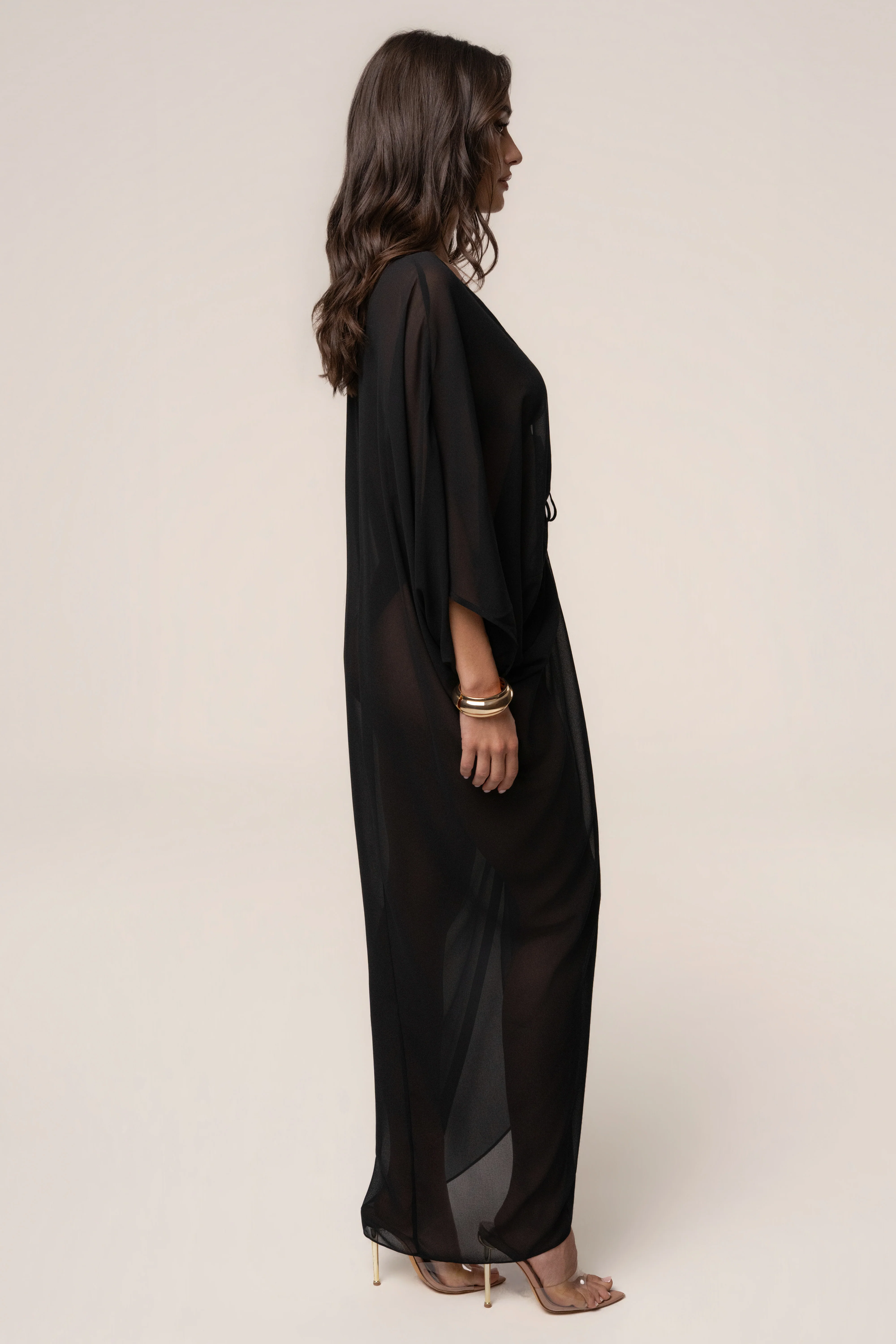 Black Longer Days Cover Up Dress