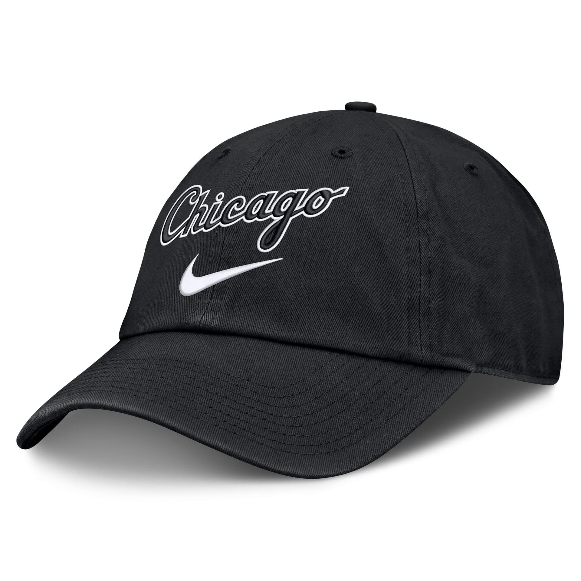 Chicago White Sox Prime Time Club Adjustable Cap Black