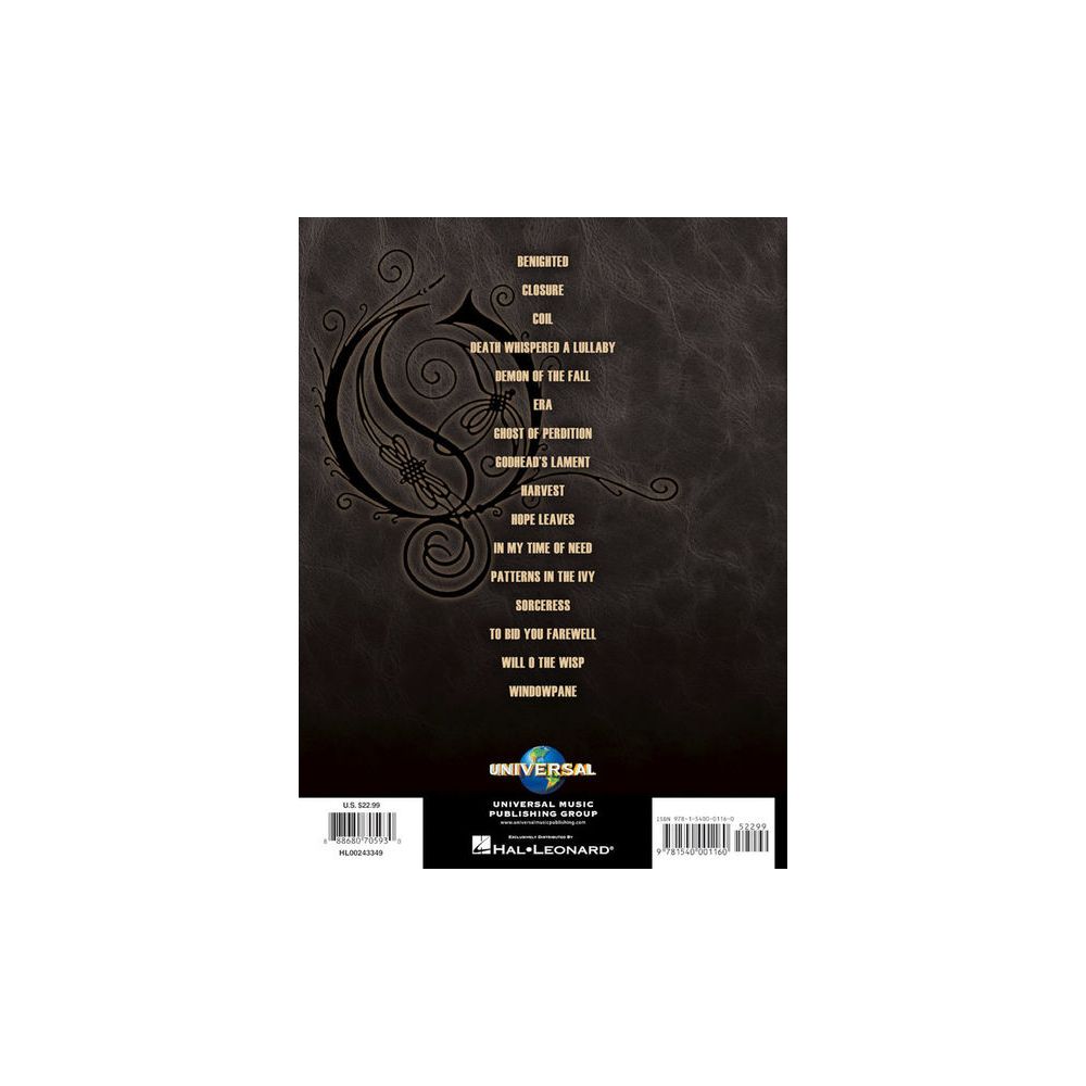 Hal Leonard The Best Of Opeth – Thomann Ireland