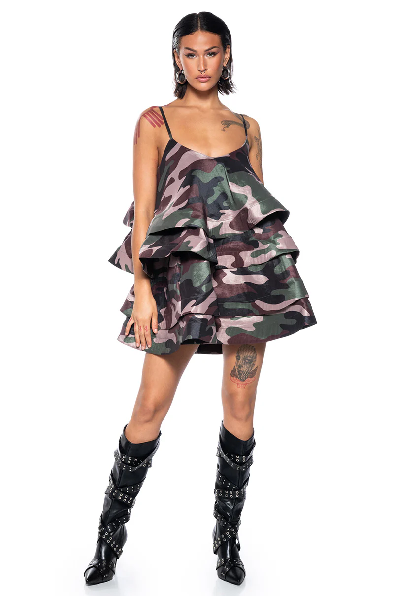 Looking For Lust Ruffle Mini Dress