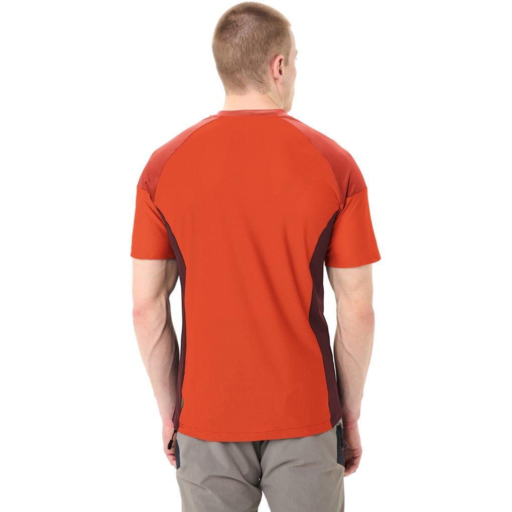 Vaude Moab T-Shirt VI Men - glowing red/black