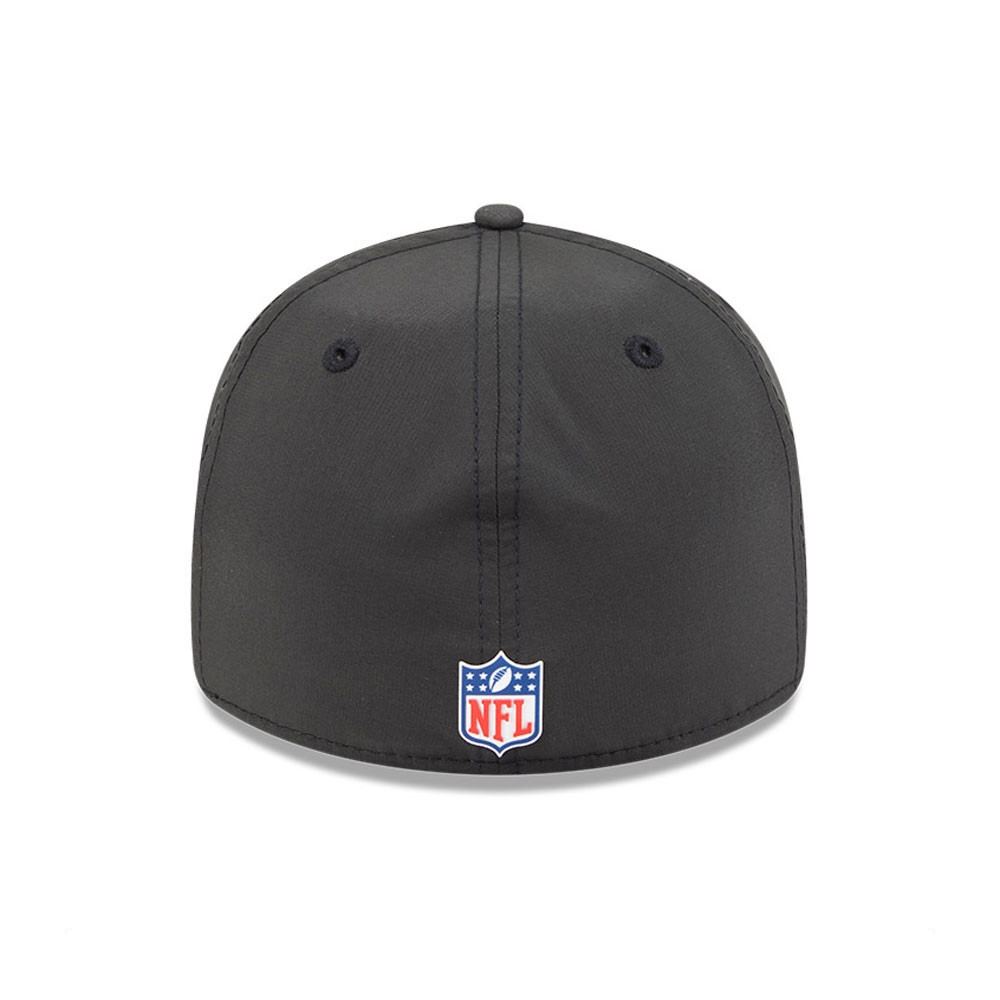 Las Vegas Raiders 2025 NFL On-Field Sideline 59FIFTY A-Frame Fitted Cap Black