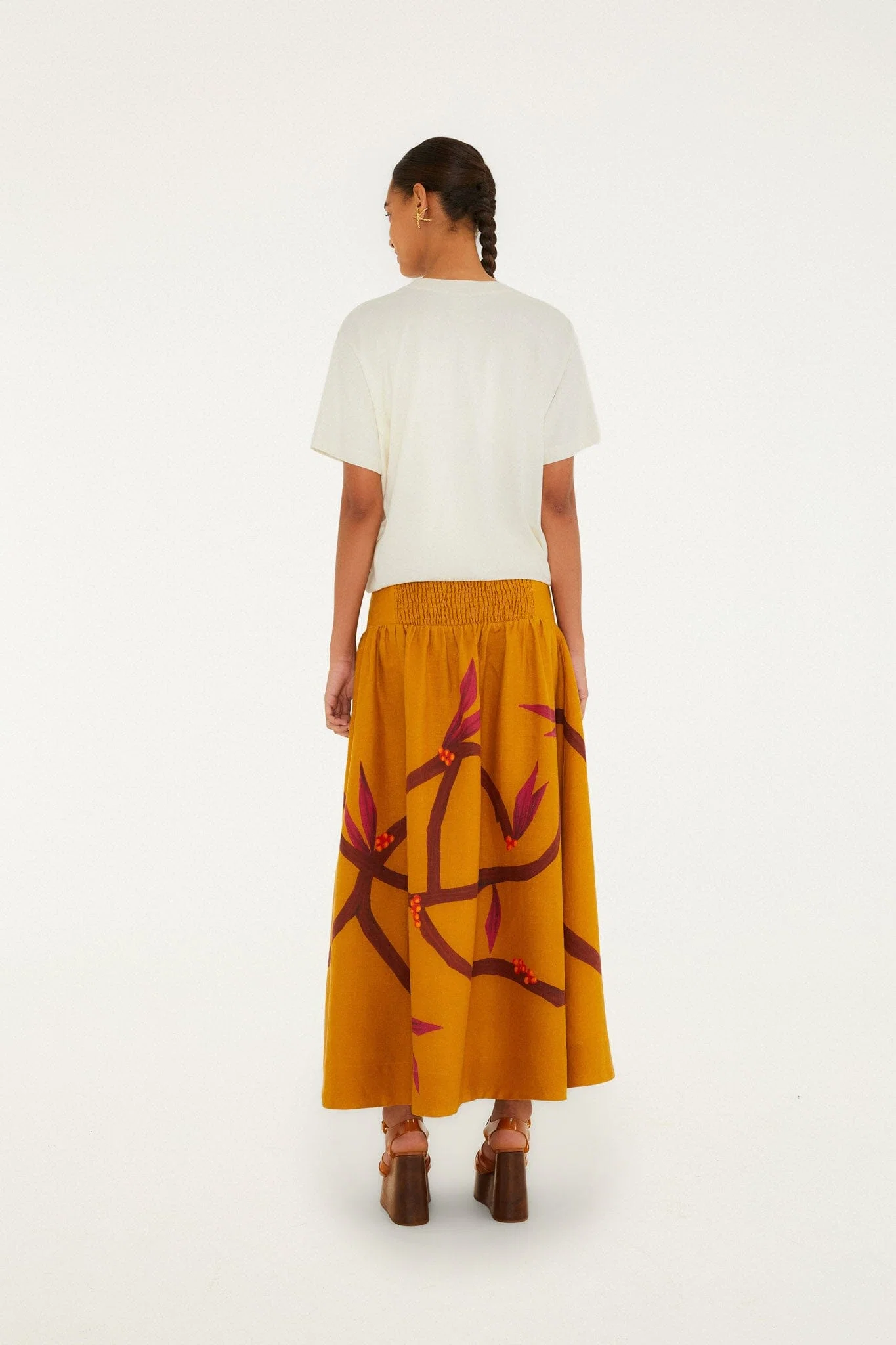 Brown Maxi Skirt