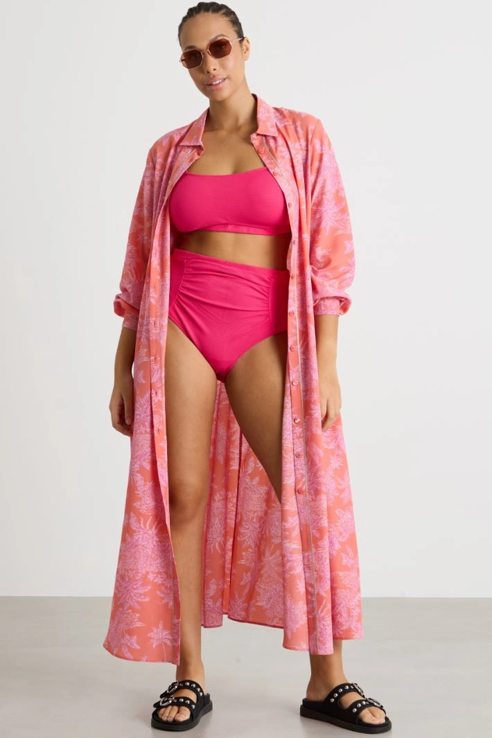 Ruched bikini - FUCHSIA