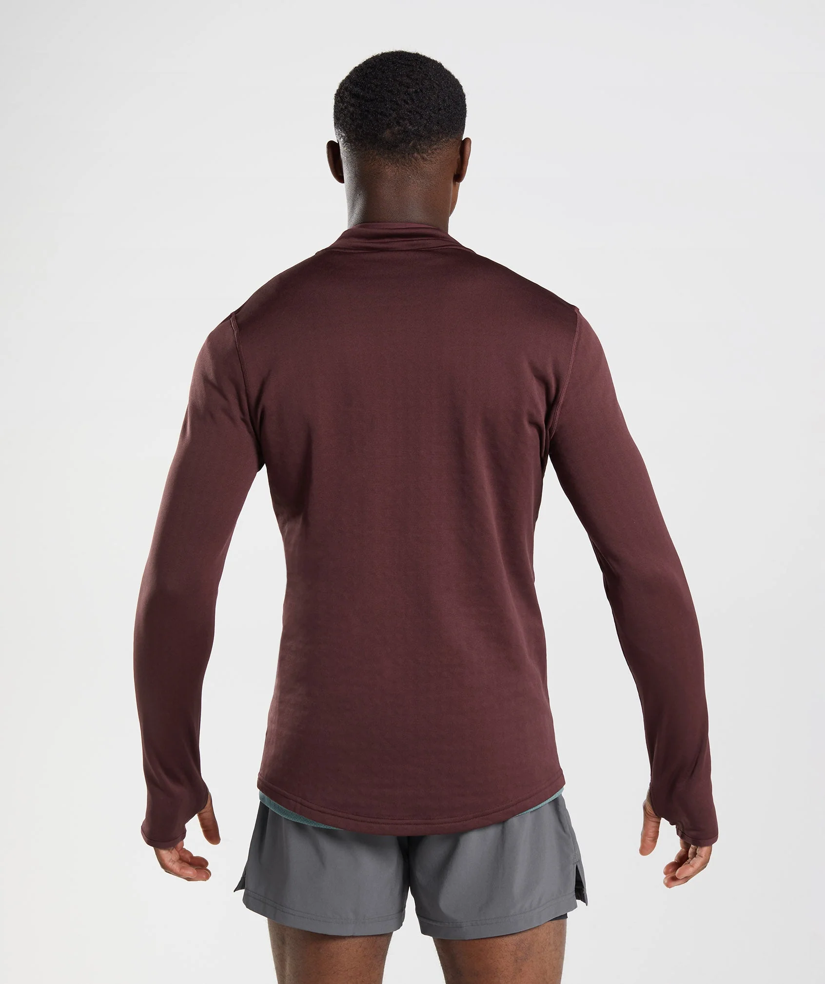 Sport 1/4 Zip Baked Maroon