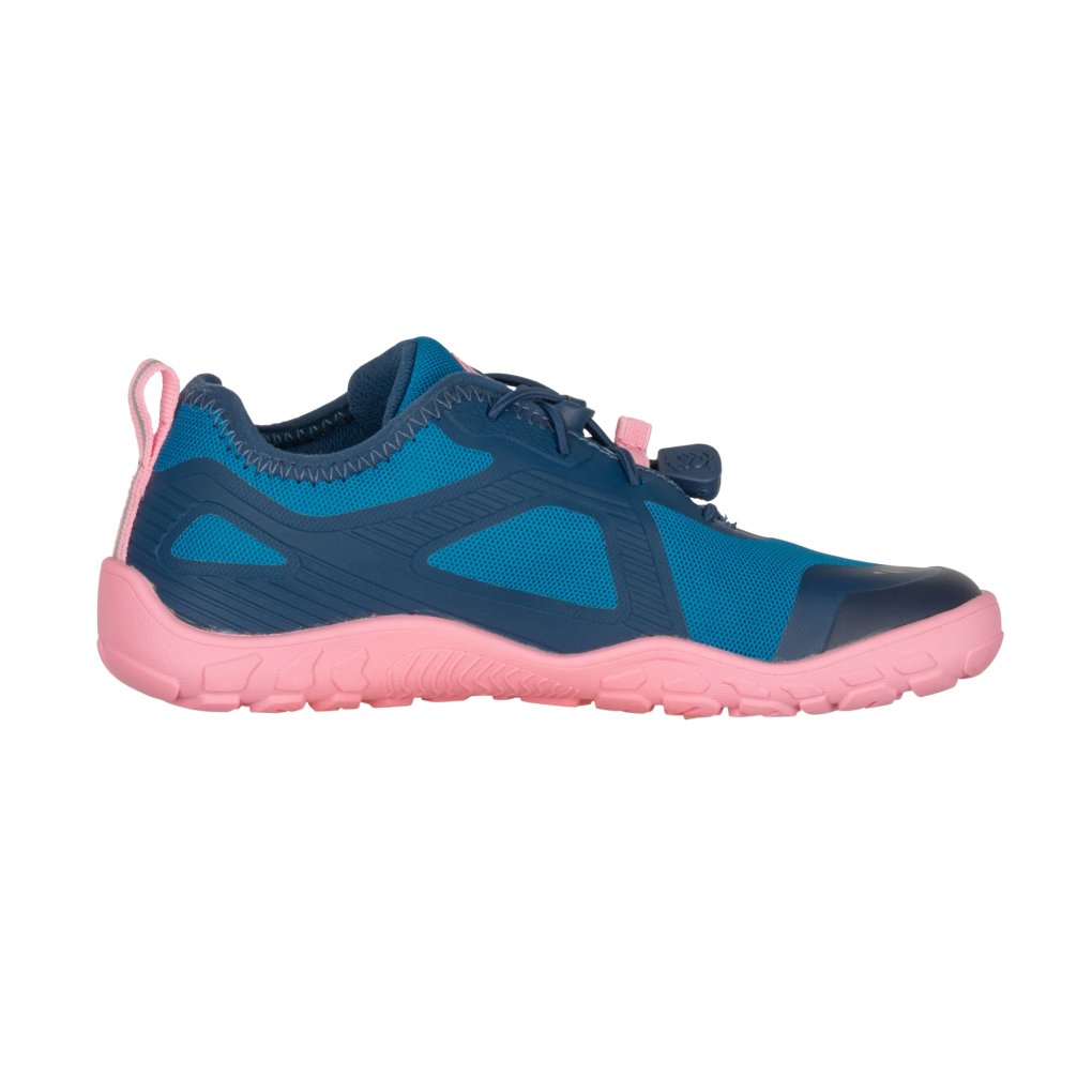 Trollkids Skanden Hiker Barefoot Shoes Kids - Madeira Blue/Peony Rose