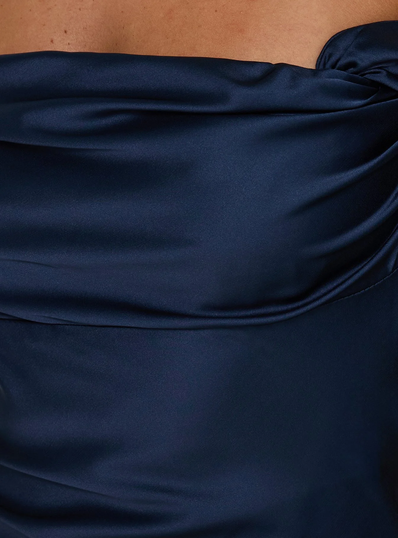 Zabbarra Off The Shoulder Mini Dress Navy