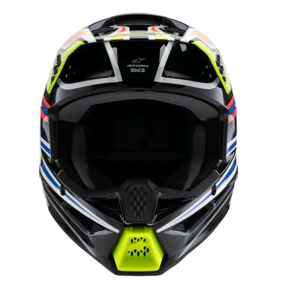 Casque cross Alpinestars SUPERTECH S-M3 - WURX - ENFANT - Noir / JauneRef : AP3395