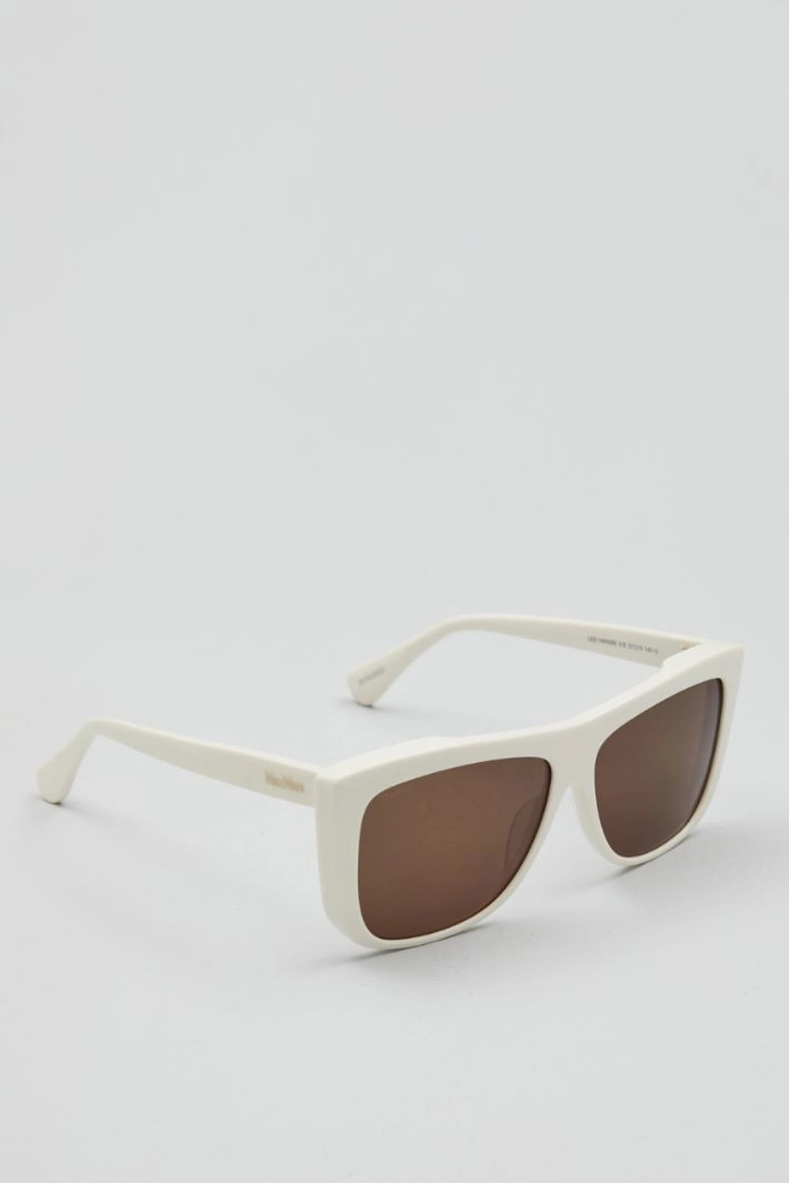 Square sunglasses - WHITE
