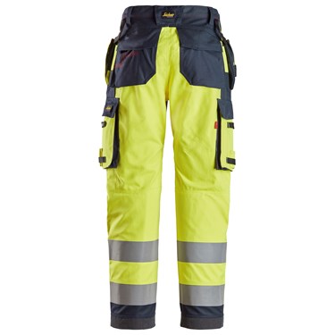 Work Trousers Holster Pockets Equal Leg Pockets, High-Vis Class 2