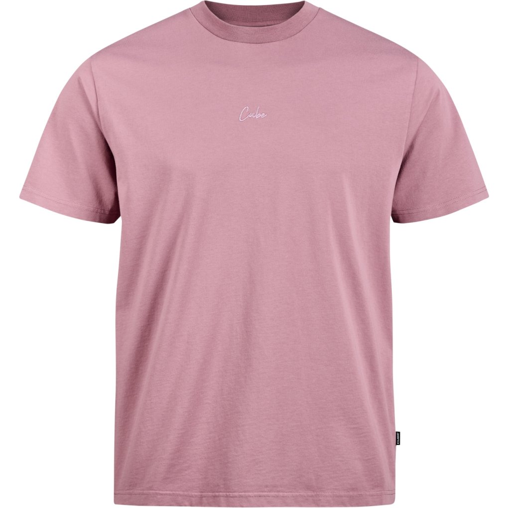 CUBE After Race Organic Script Gravity Fit T-Shirt Men - lavender