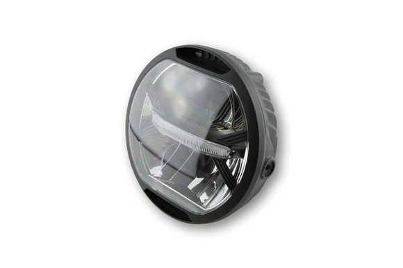 Koso Led Headlight, Black, Side Mount Universal lighthouseRef: Kos00062A / 1140863
