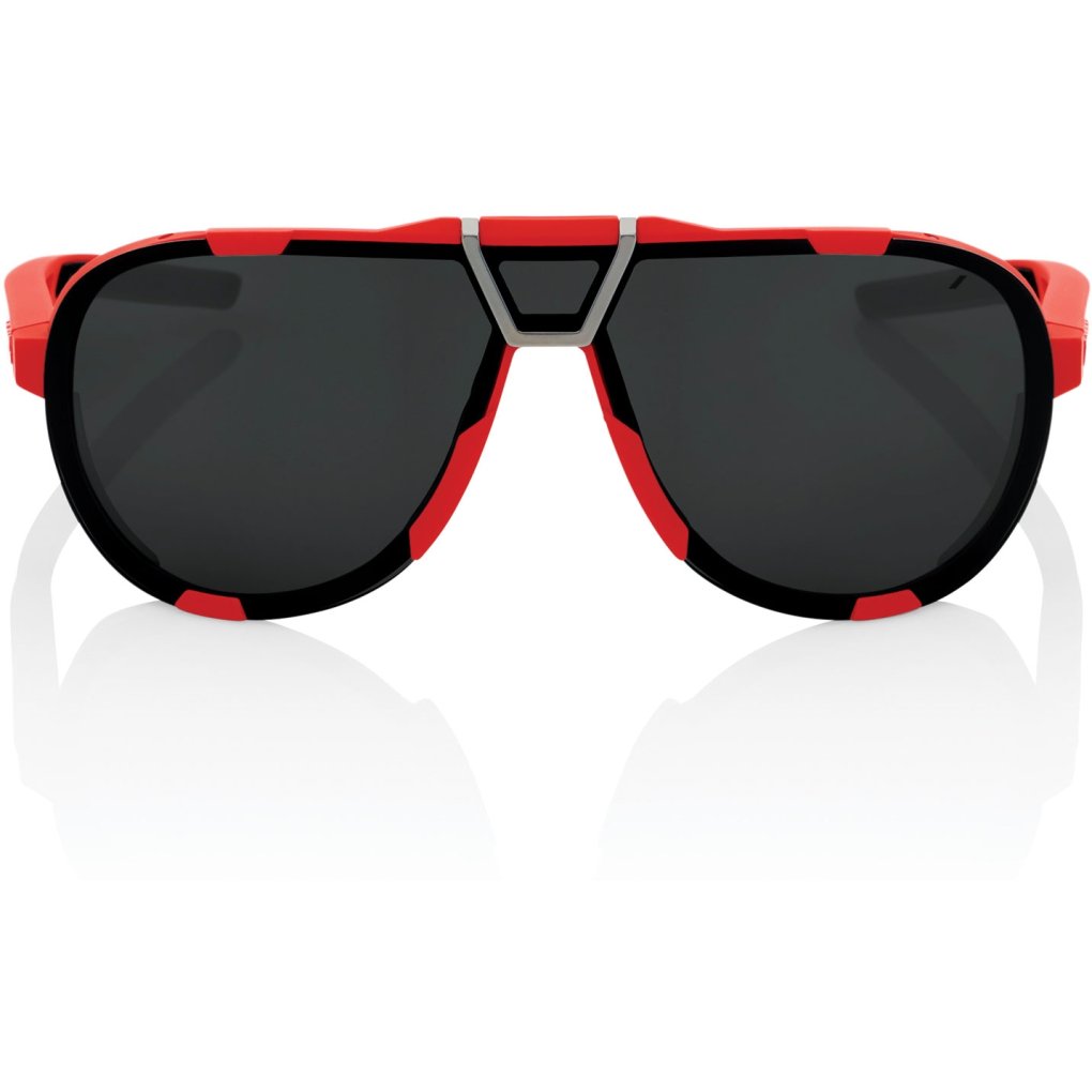 100% Westcraft Glasses - Soft Tact Red - Black Mirror | Clear