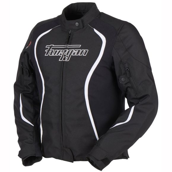 Furygan Odessa Motorcycle Jacket - Black / WhiteRef: FU1266