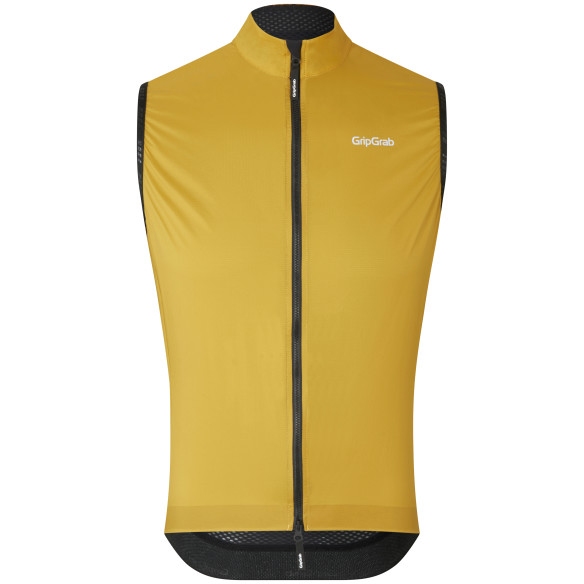 GripGrab PACR Windproof Lightweight Vest Men - Mustard Yellow