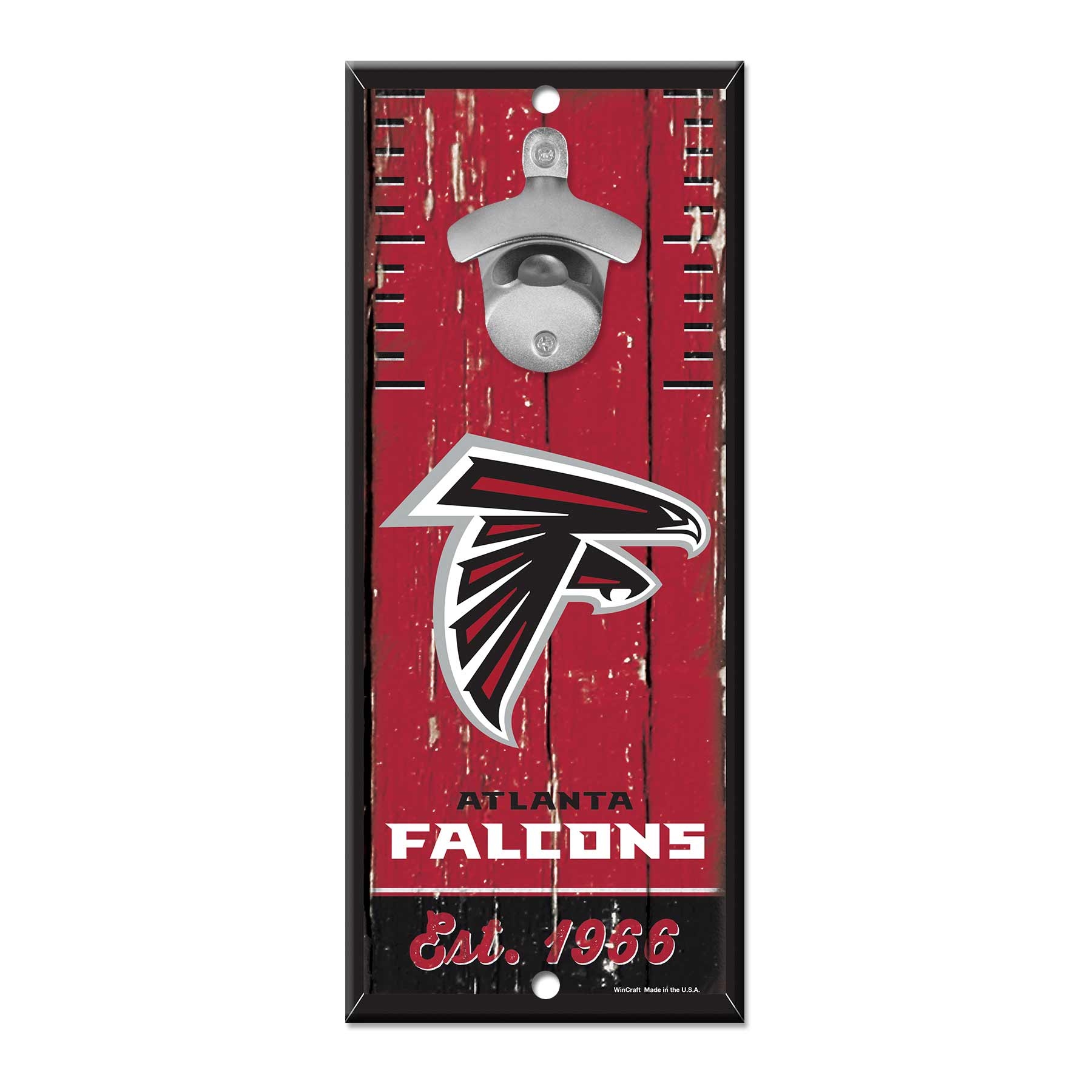 Atlanta Falcons NFL Bottle Opener Sign