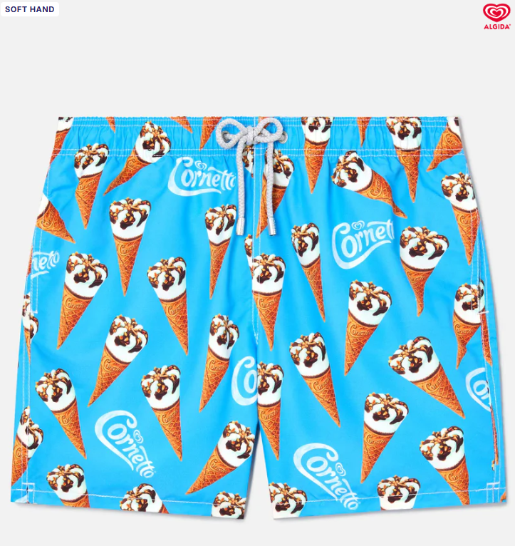 GUSTAVIA ALGIDA CORNETTO PRINT SWIM SHORTS | SPECIAL EDITION