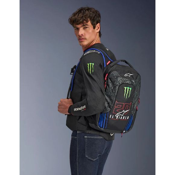Alpinestars FQ20 CITY HUNTER V2 MONSTER Backpack - Black / BlueRef: AP4115 / 6100426-1691-OS