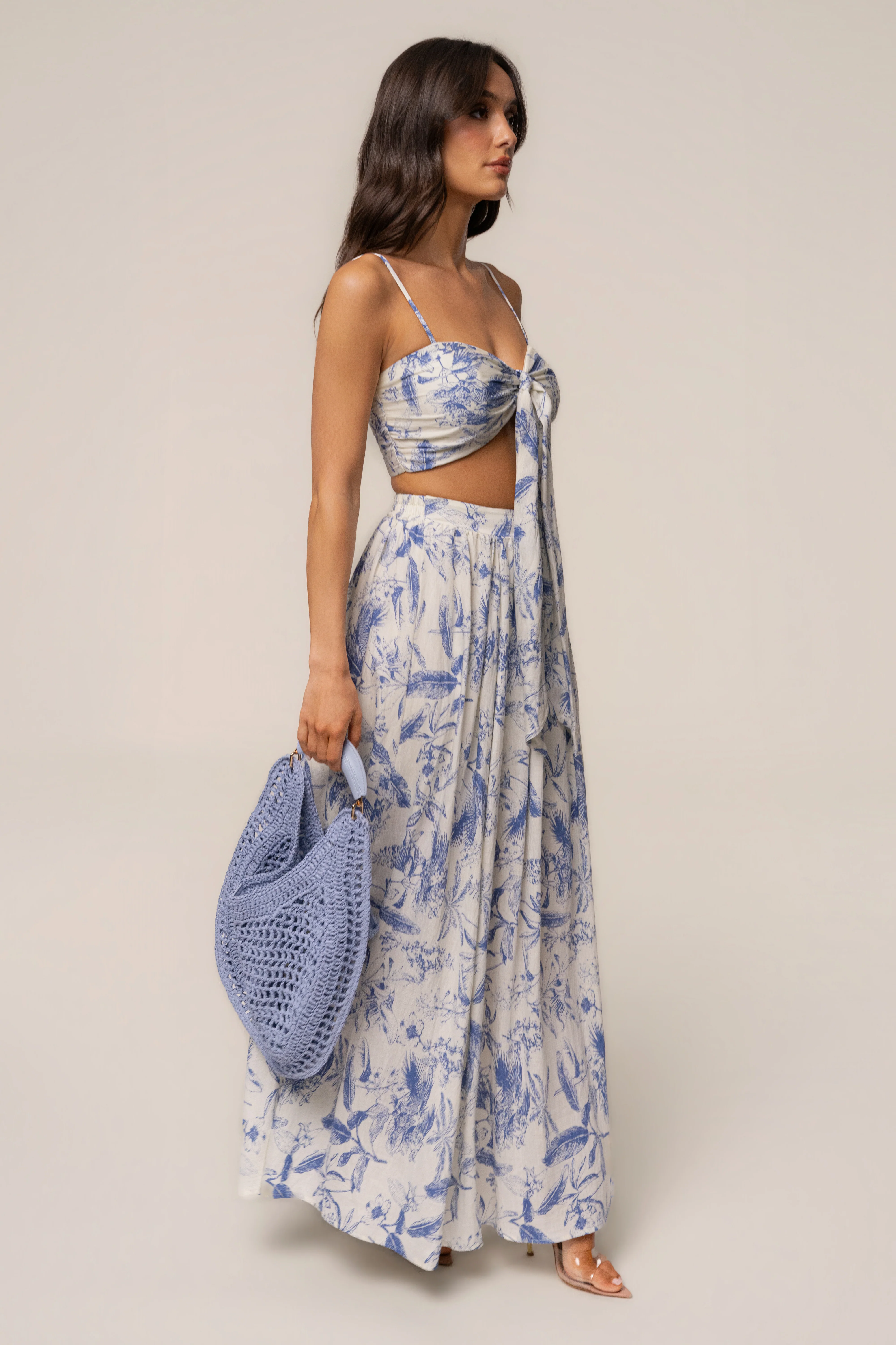 Periwinkle Seaside Woven Bag