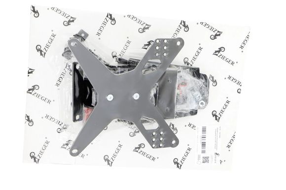 Zieger license plate holder Type E ITHARLEY DAVIDSON 1690 FLSTFB 1690 SOFTAIL FAT BOY SPECIAL - 2012Ref: Zie00163A / 20302385
