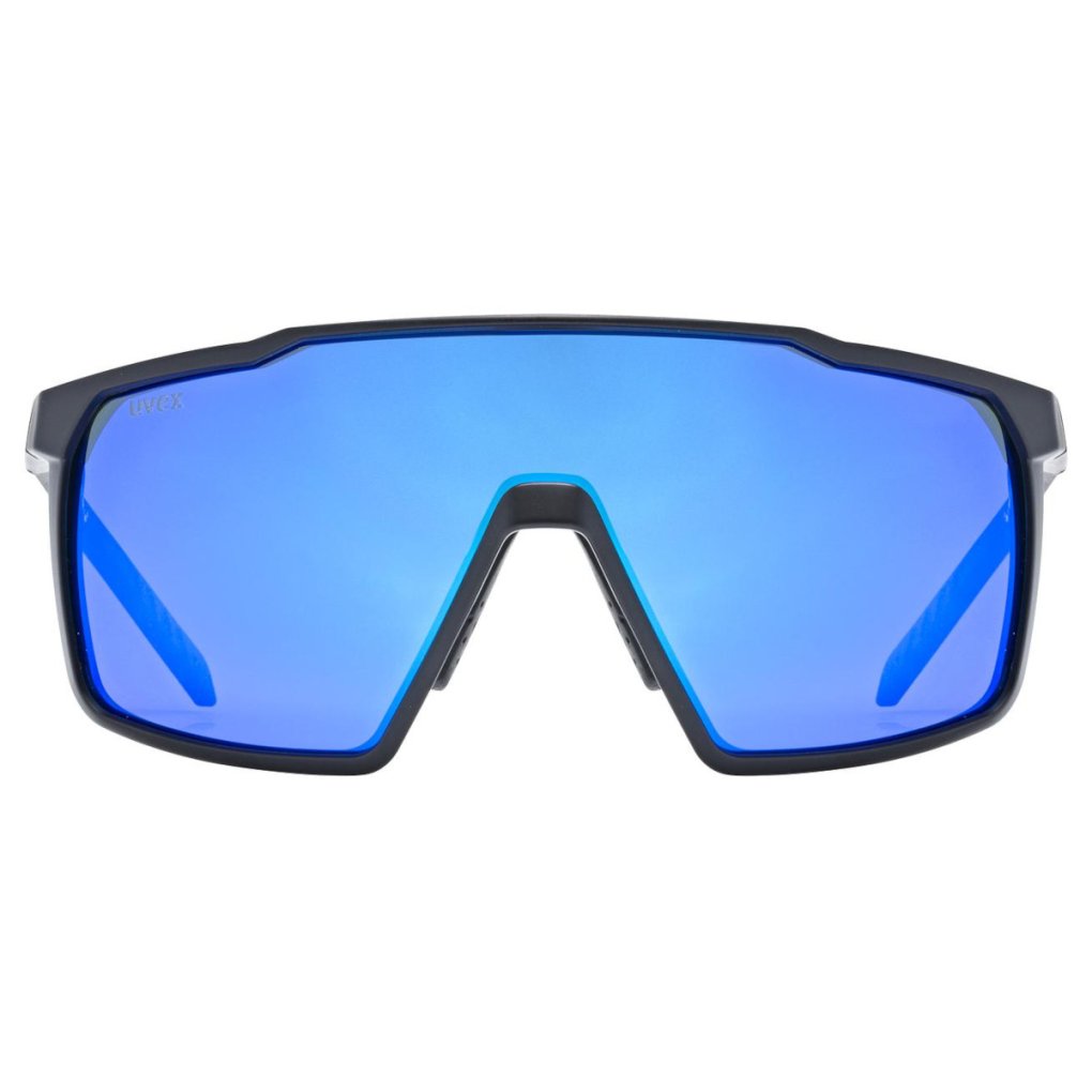 Uvex mtn perform small Glasses - black matt/mirror blue