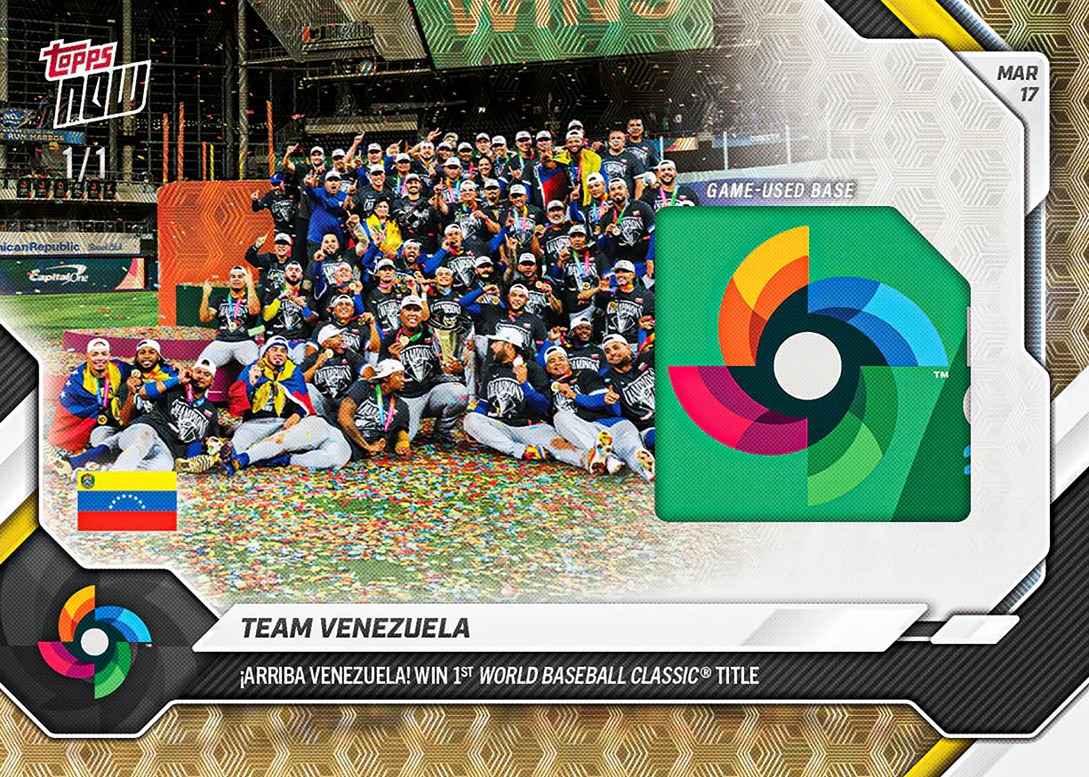Team Venezuela - 2026 World Baseball Classic Topps NOW® - Card 43 - PR: 3552