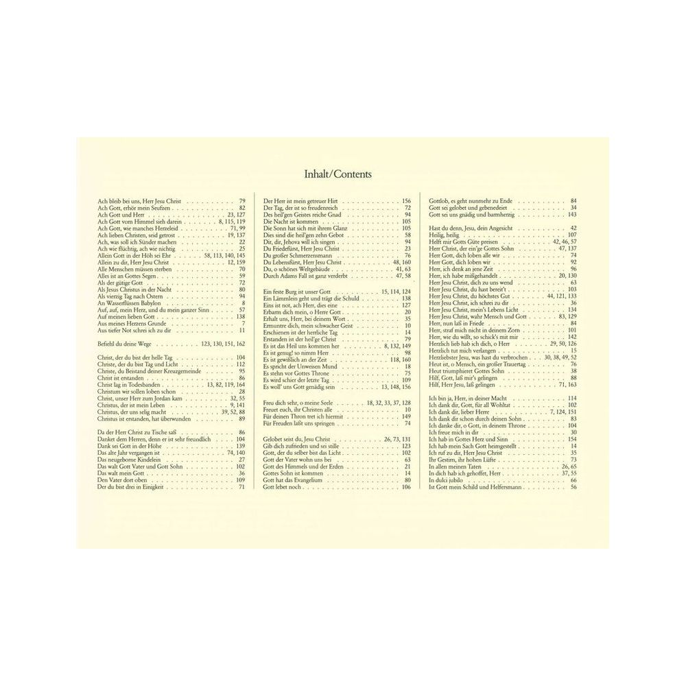 Breitkopf & Härtel Bach 371 vierstimmige Choräle – Thomann Ireland