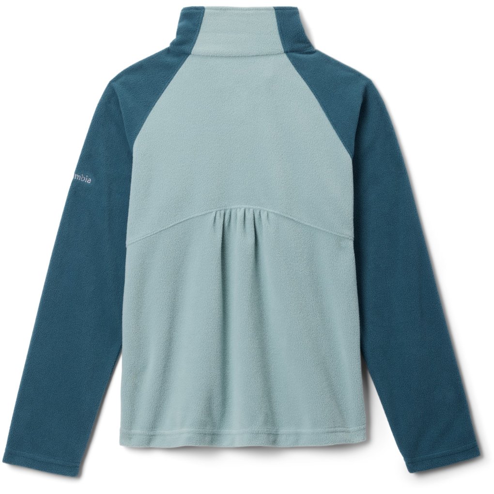 Columbia Glacial Half Zip Longsleeve Shirt Girls - Crushed Blue/Everblue