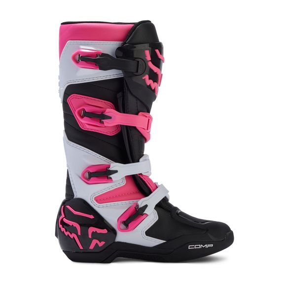 Fox WOMENS COMP 2024 cross boots - Black / PinkRef: FX4163