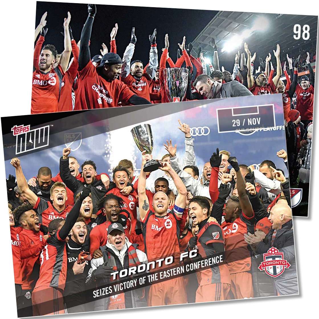Toronto FC MLS TOPPS NOW® Card 98 - PRINT RUN QTY: 90 CARDS