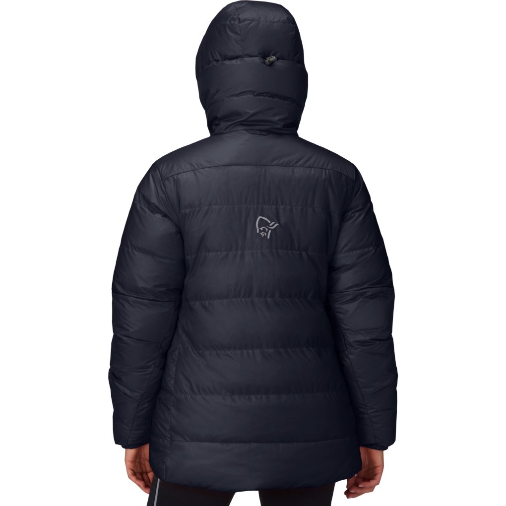 Norrona trollveggen down800 Hood Jacket Women - Caviar