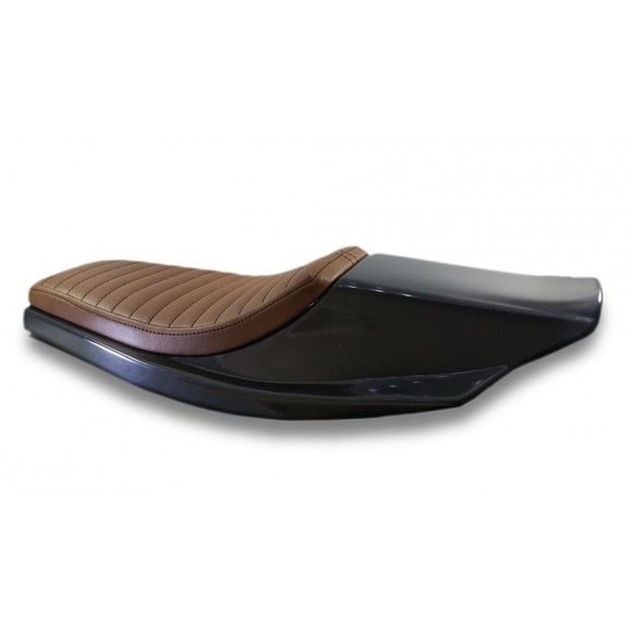 Brazoline comfort saddle Cafe RACER Flat Track 14.1 Universal - BrownRef: SCR14.1