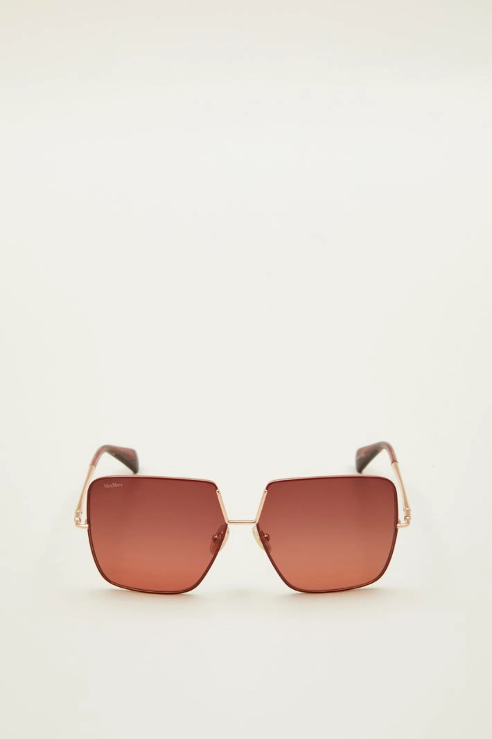Square sunglasses - RED