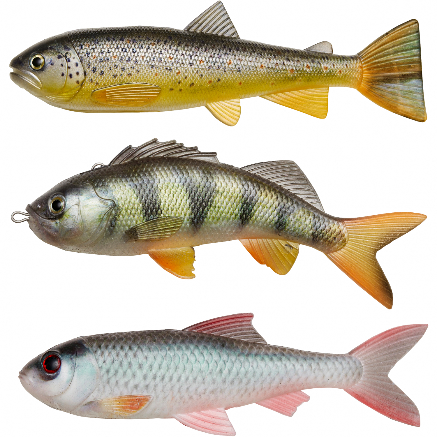 Pulz Bait Roach Skinz Set (Natural Roach\/Natural Perch\/Brown Trout)