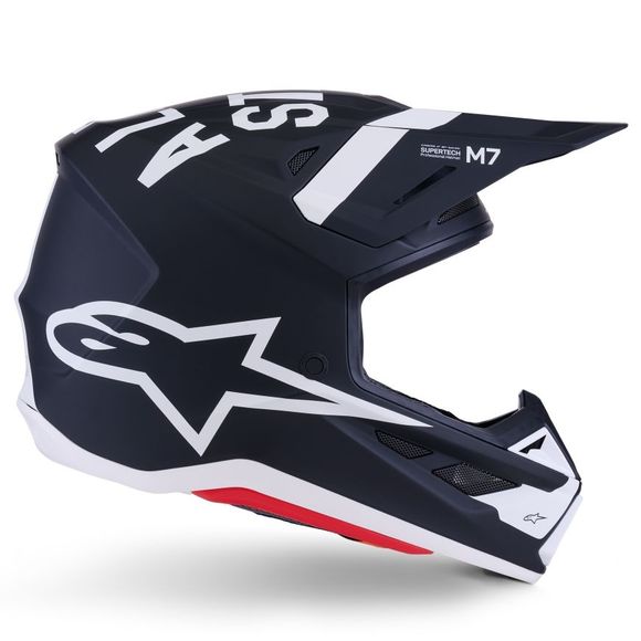 Casque cross Alpinestars S-M7 DASH 2025 - Noir / BlancRef : AP4053