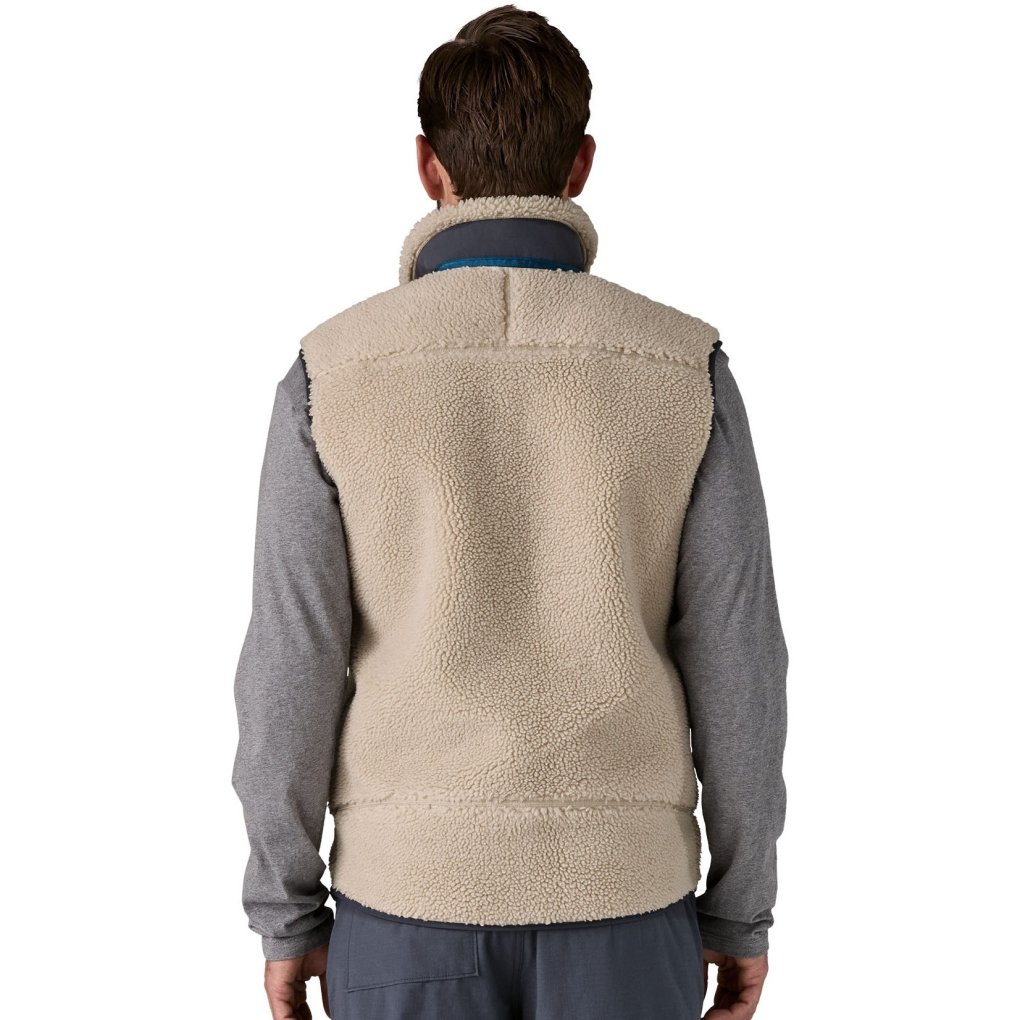 Patagonia Classic Retro X Vest Men - Natural w/Smolder Blue