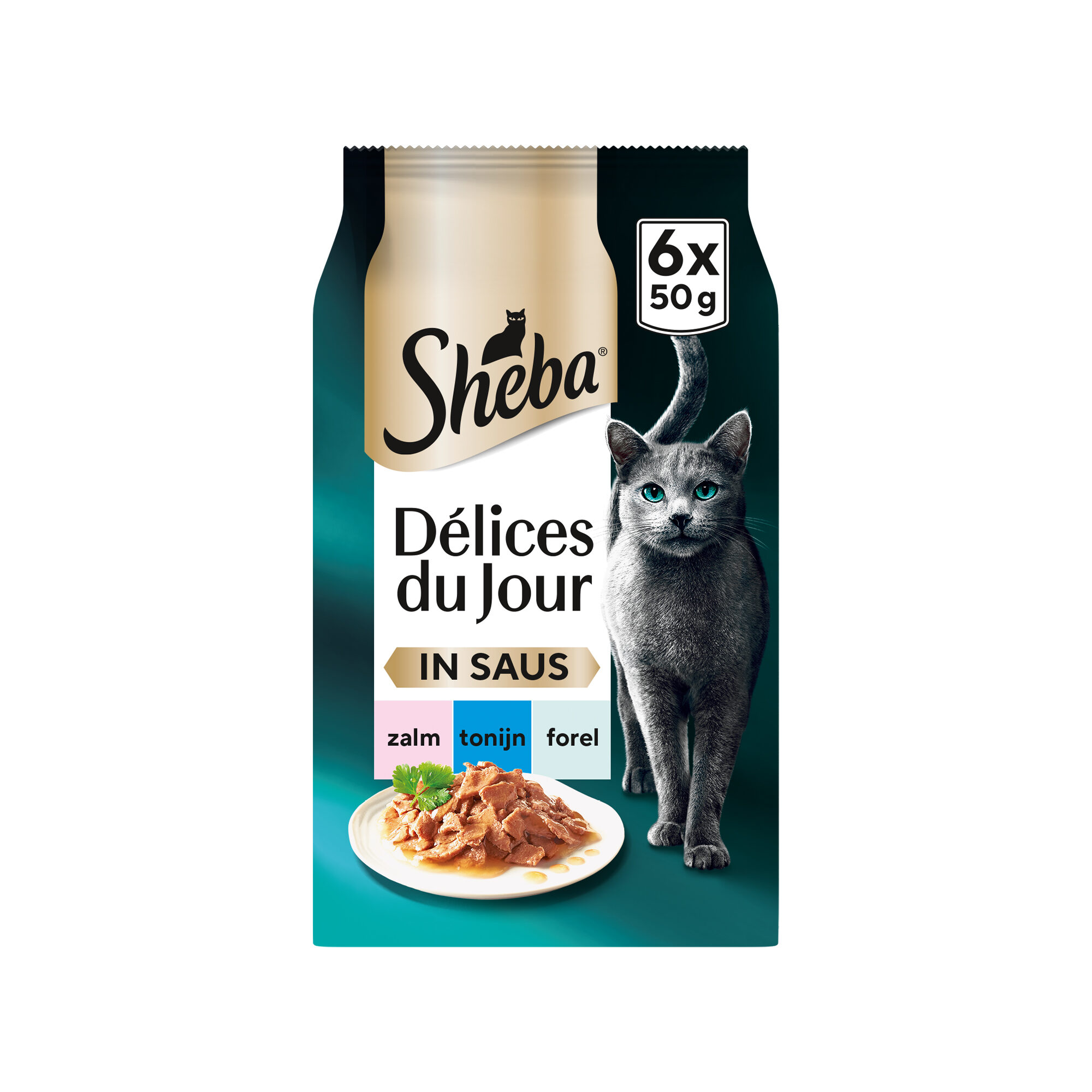 Sheba Délices du Jour in Gravy - Salmon, Tuna and Trout