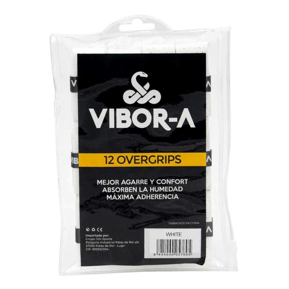 BAG OF WHITE VIBOR-A PERFORATED OVERGRIPS